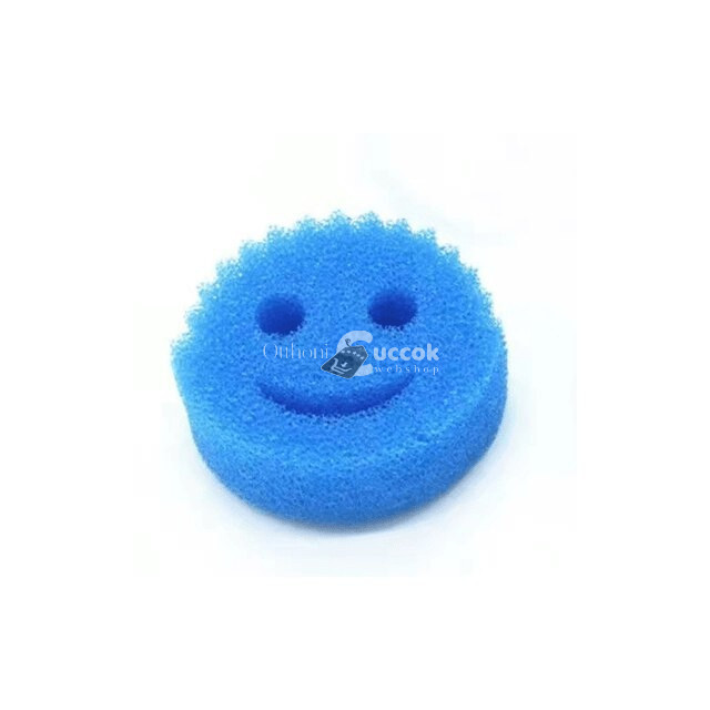 Smiley mosogatószivacs - Kék