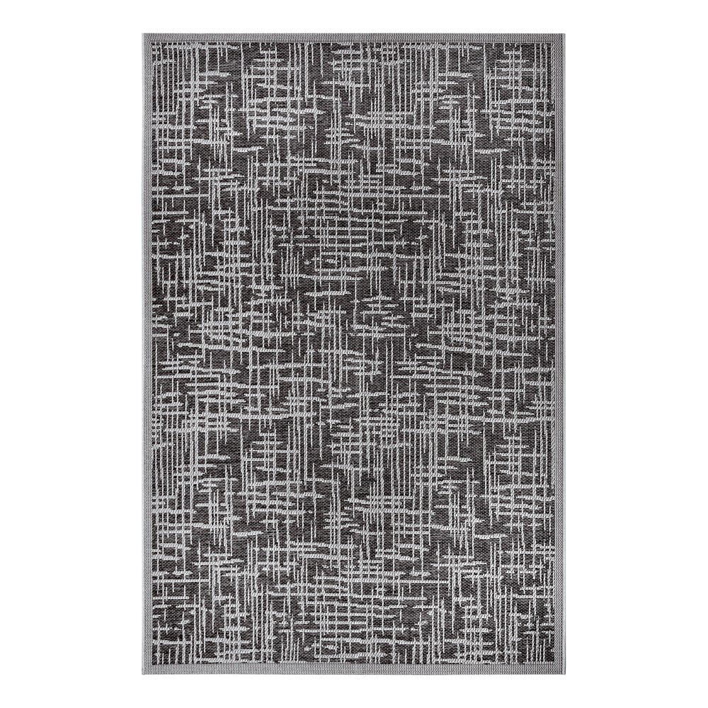 Sötétszürke kültéri szőnyeg 115x170 cm Clyde Telu – Hanse Home