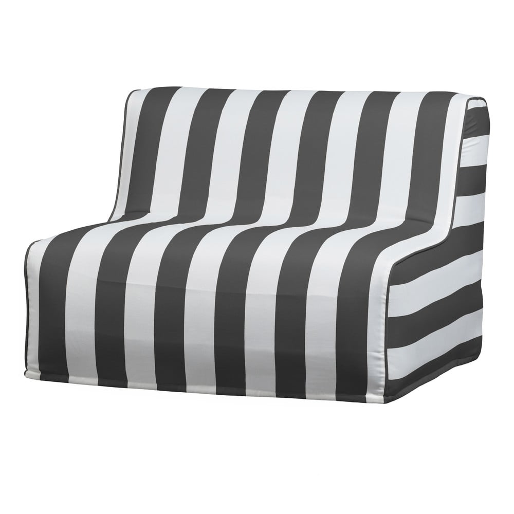 Fekete-fehér felfújható kerti fotel Sit On Air – vtwonen