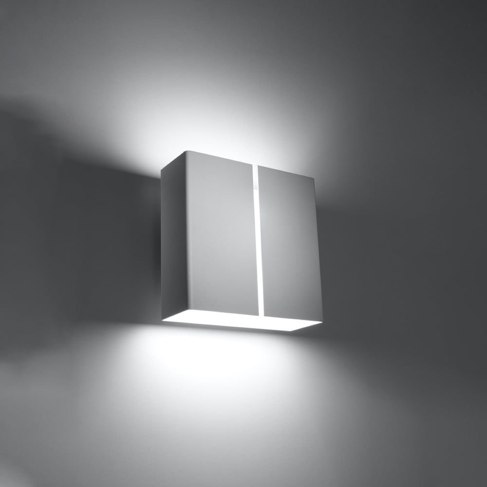 Fehér fali lámpa Split – Nice Lamps