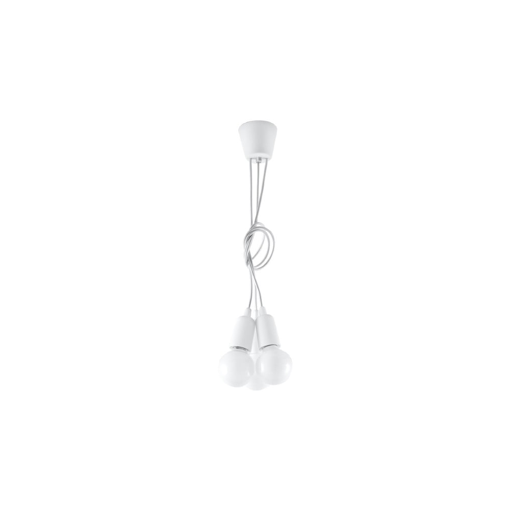 Fehér függőlámpa ø 15 cm Rene – Nice Lamps