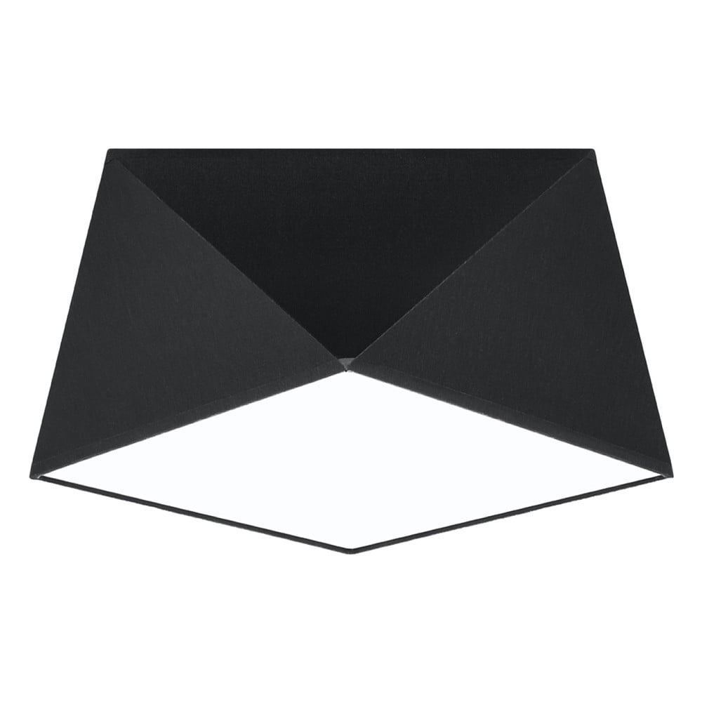 Fekete mennyezeti lámpa 25x25 cm Koma – Nice Lamps