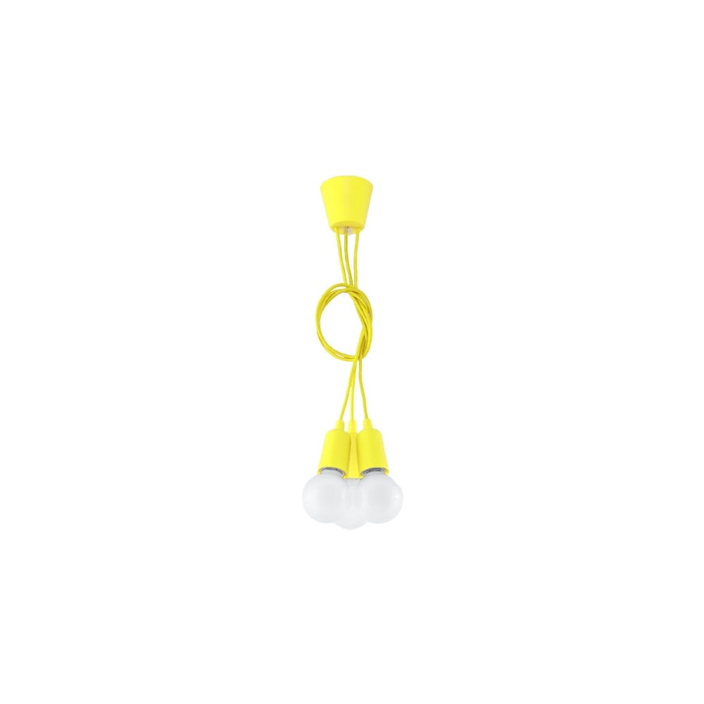 Sárga függőlámpa ø 15 cm Rene – Nice Lamps