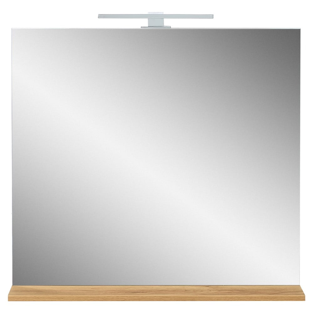 Fali tükör világítással-polccal 15x75 cm Menen – Germania
