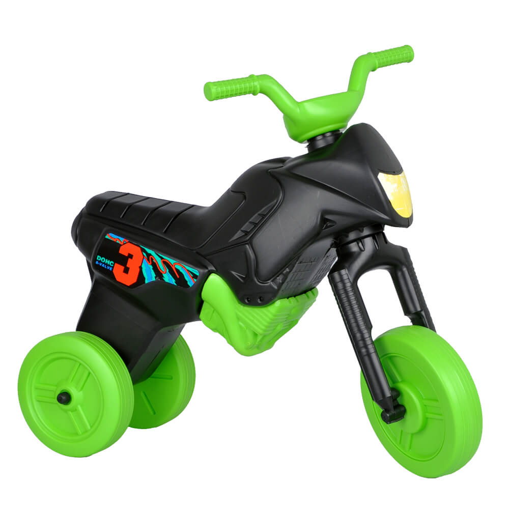 Futóbicikli Enduro Maxi - új  fekete-zöld