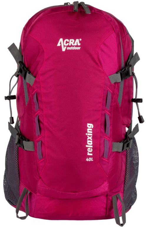 Acra Sport Turisztikai hátizsák 40 L rózsaszín