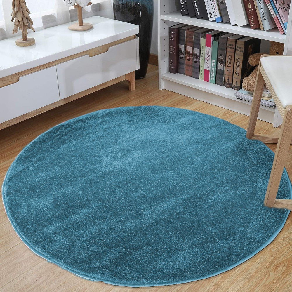Kék színű kerek szőnyeg Szélesség: 60 cm | Hossz: 60 cm