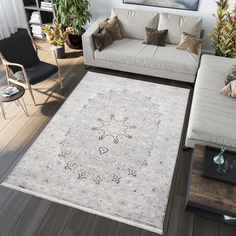 SAHARA Modern mintás vintage szőnyeg fehér Szélesség: 140 cm | Hossz: 200 cm