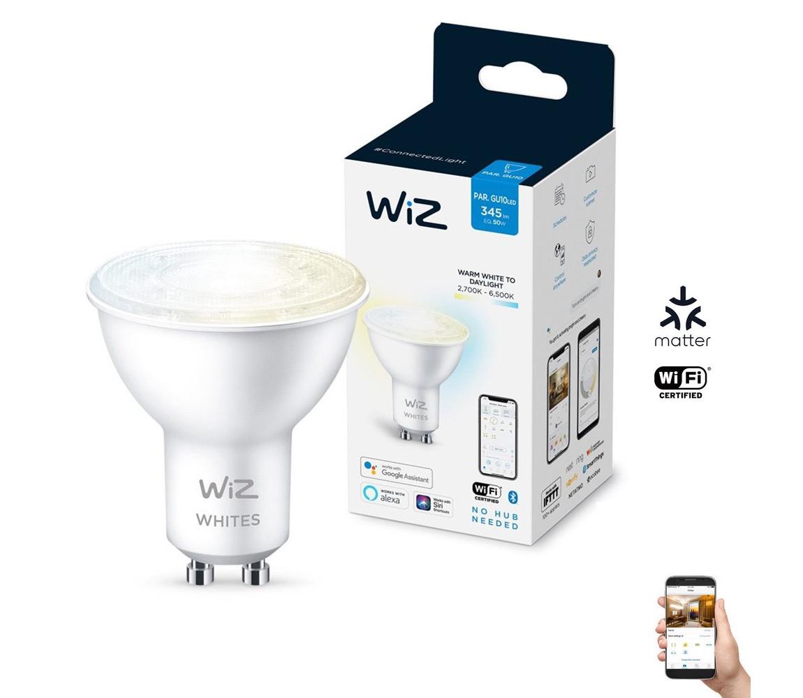 WiZ LED Dimmelhető izzó PAR16 GU10/4,7W/230V 2700