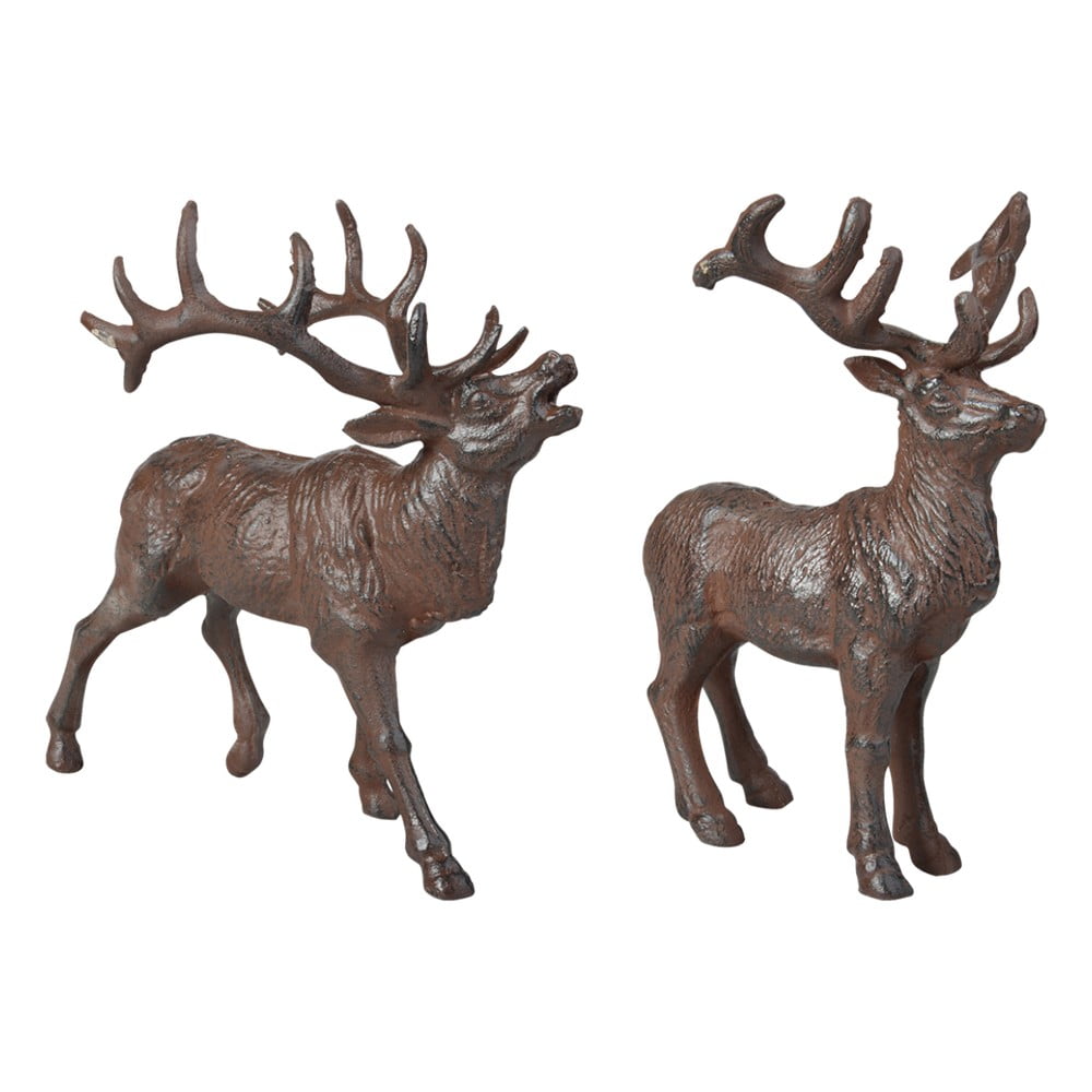 Fém kerti szobor készlet 2 db-os Deer – Esschert Design