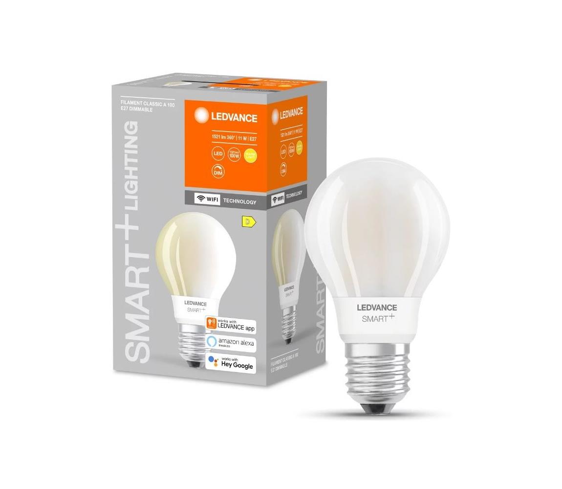 Ledvance LED Dimmelhető izzó SMART+ FILAMENT E27/11W/230V 2700K Wi