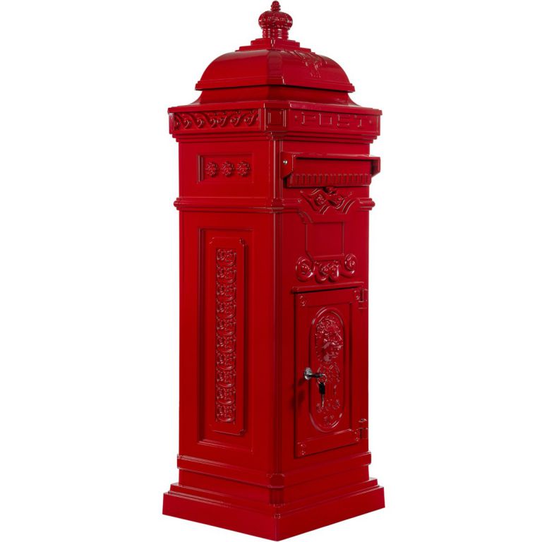 STILISTA Antik postaláda 102,5 x 34 x 30 cm piros