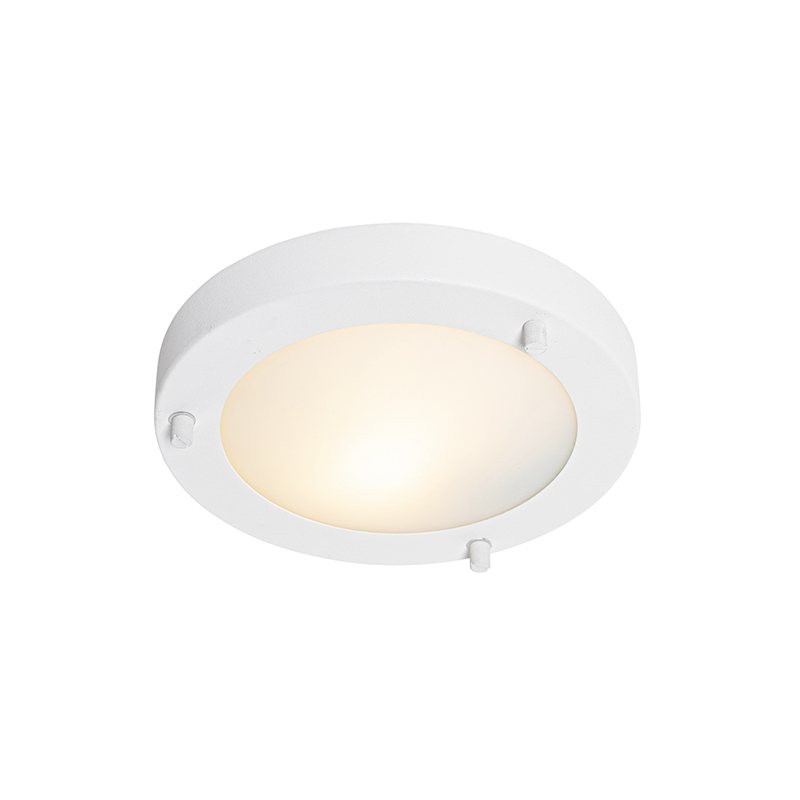 Modern mennyezeti lámpa fehér 18 cm IP44 - Yuma