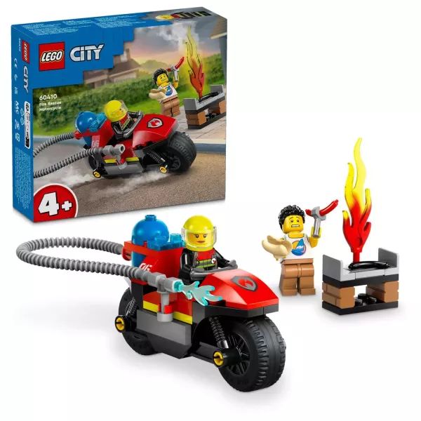 LEGO® City: Tűzoltó motorkerékpár 60410