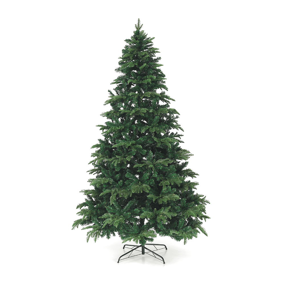 3D karácsonyfa, zöld, 220cm, CHRISTMAS TYP 3