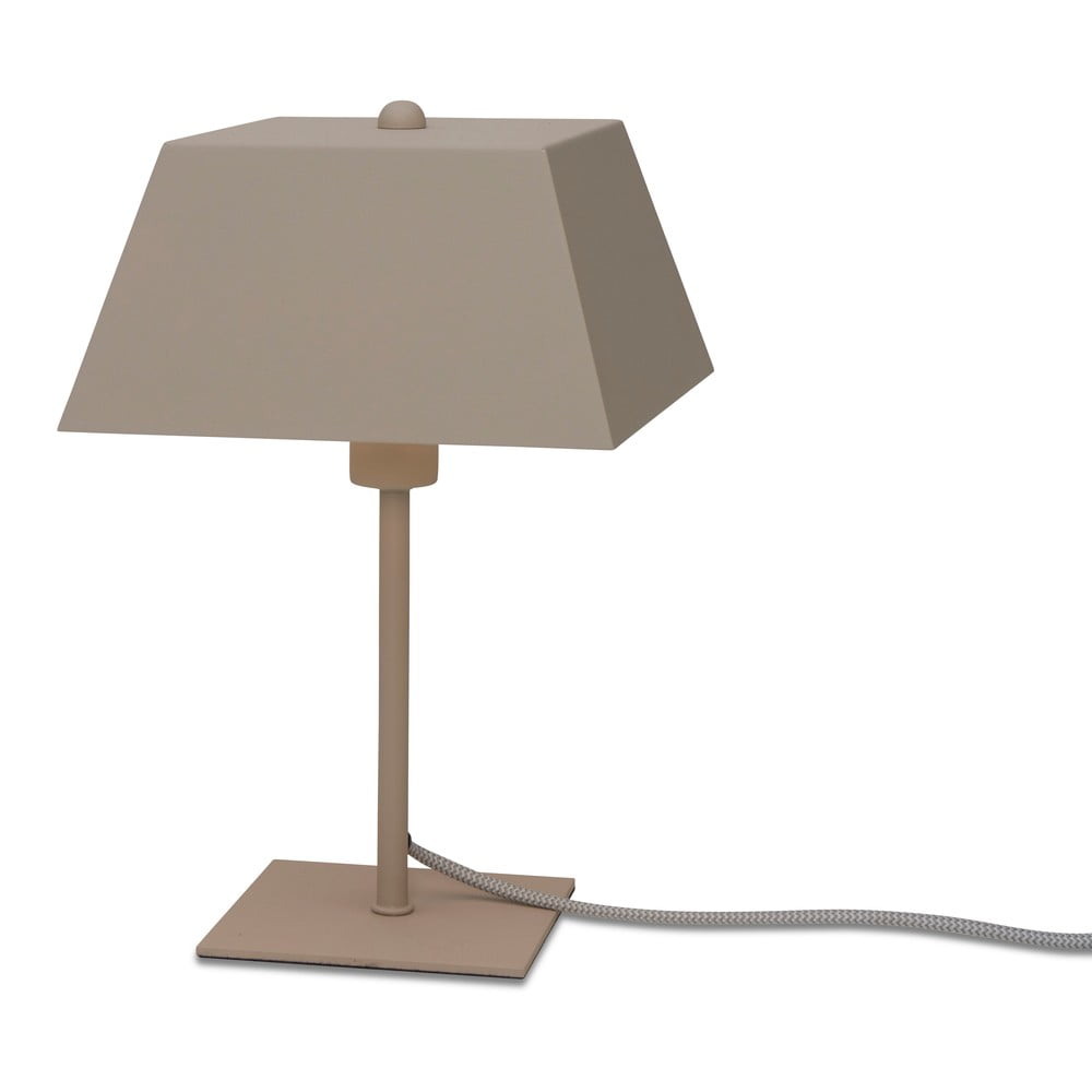 Bézs asztali lámpa fém búrával (magasság 31 cm) Perth – it's about RoMi