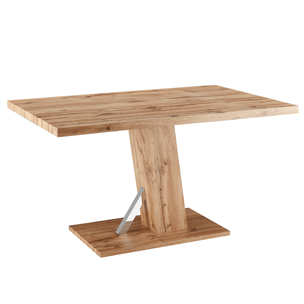Étkezőasztal, tölgy wotan, 138x90 cm, BOLAST