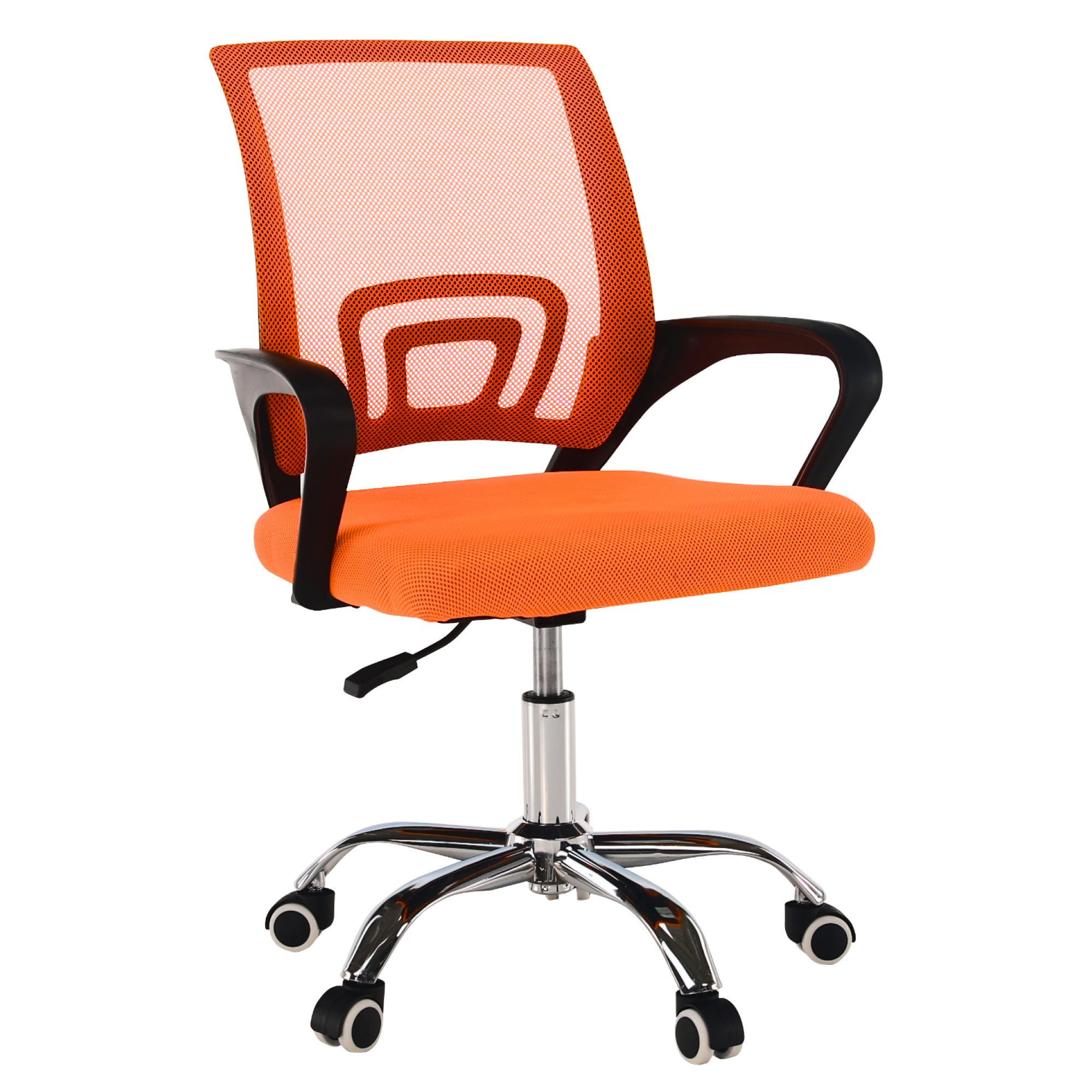 Irodai szék, narancssárga/fekete, DEX 2 NEW