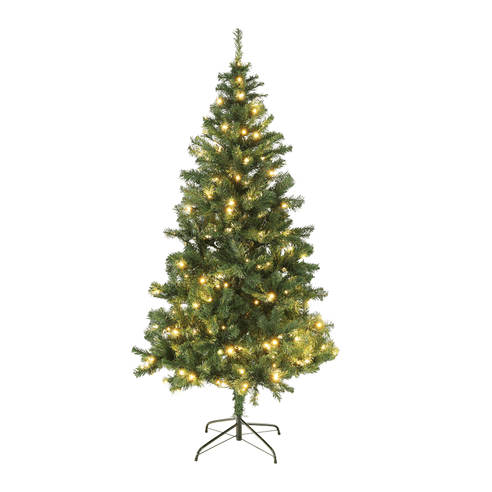 Karácsonyfa fényekkel, zöld, 180 cm, LED450, CHRISTMAS TYP 5