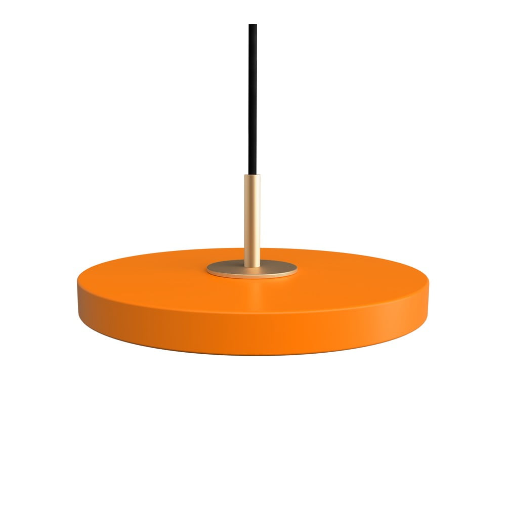 Narancssárga LED függőlámpa fém búrával ø 15 cm Asteria Micro – UMAGE