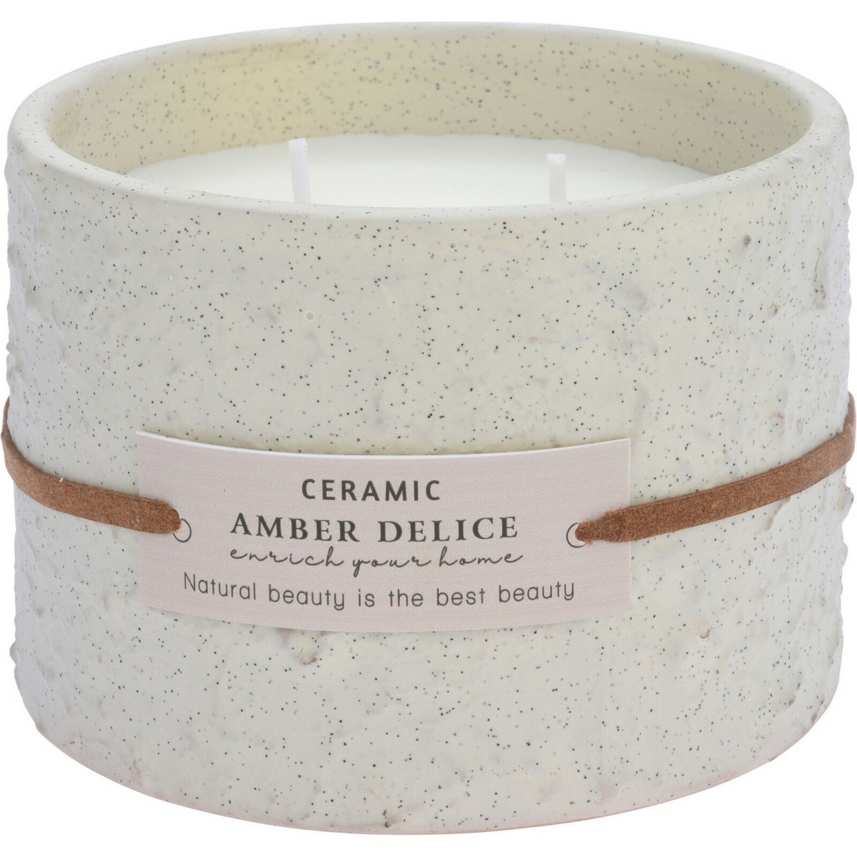 Enrich your home Amber Delice illatgyertya, 230 g, 11 x 8 cm