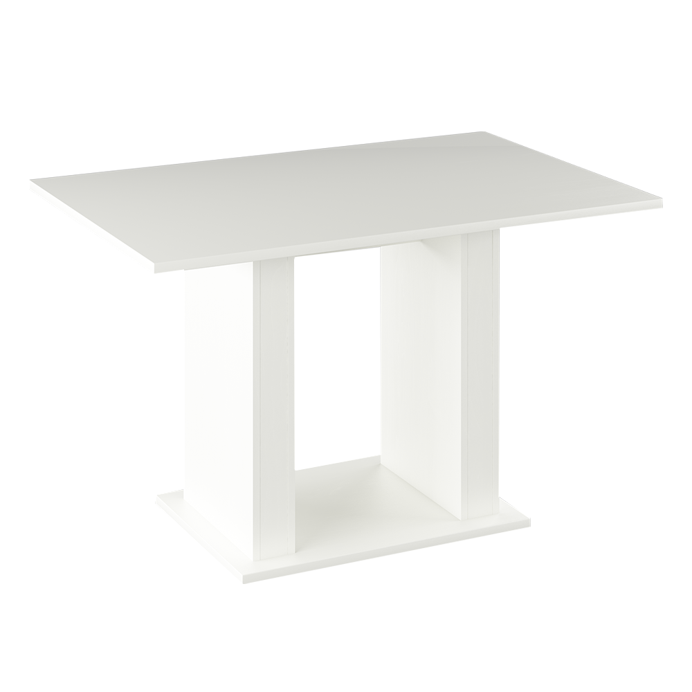 Étkezőasztal, fehér, 119x79 cm, BISTRO