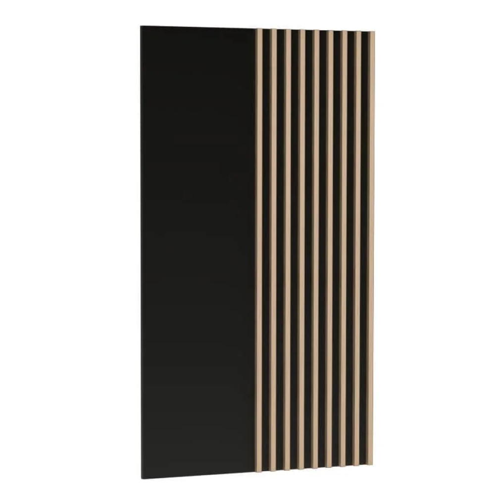 Fali panel, artisan tölgy/fekete, KOLI C-10
