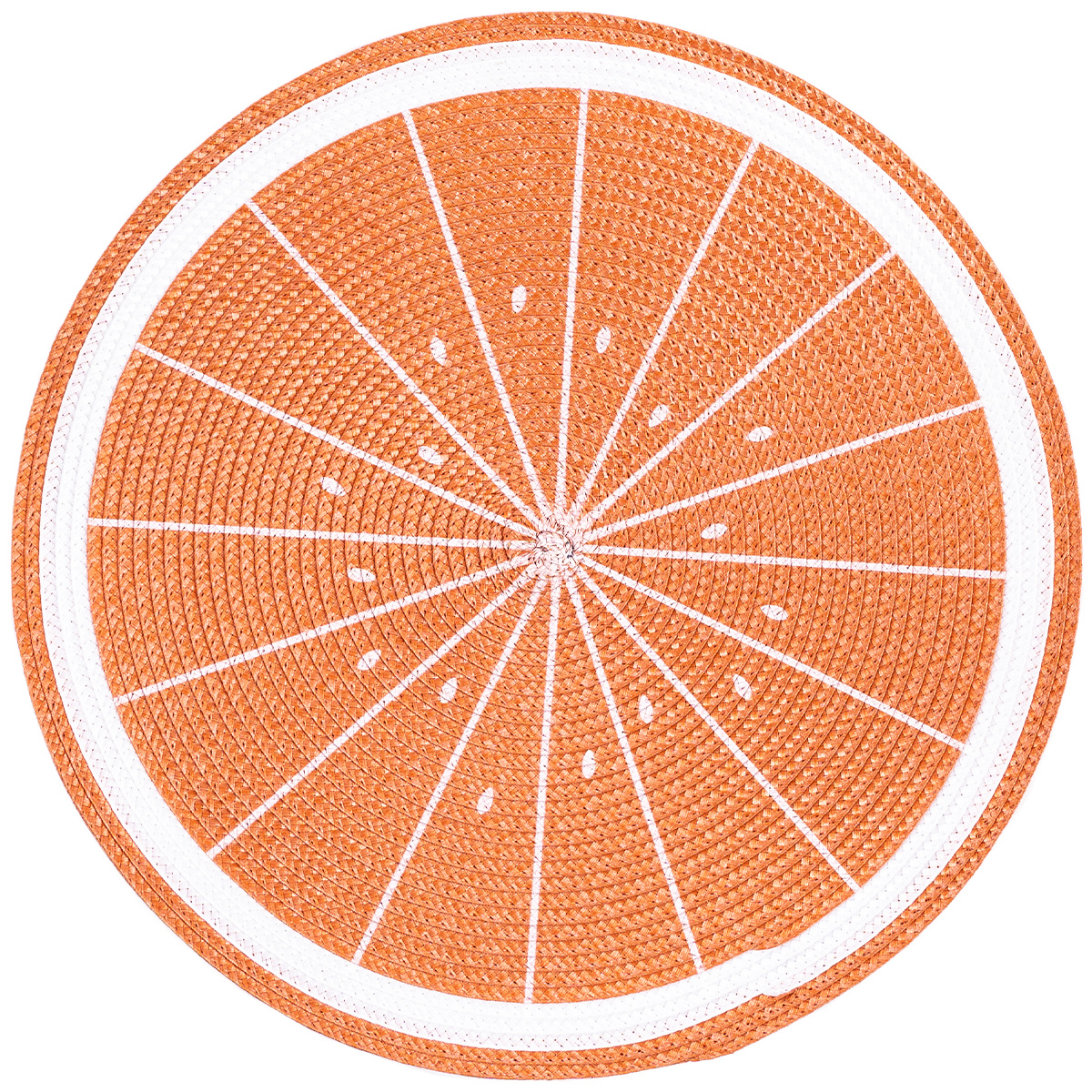 Narancs tányéralátét, 38 cm 