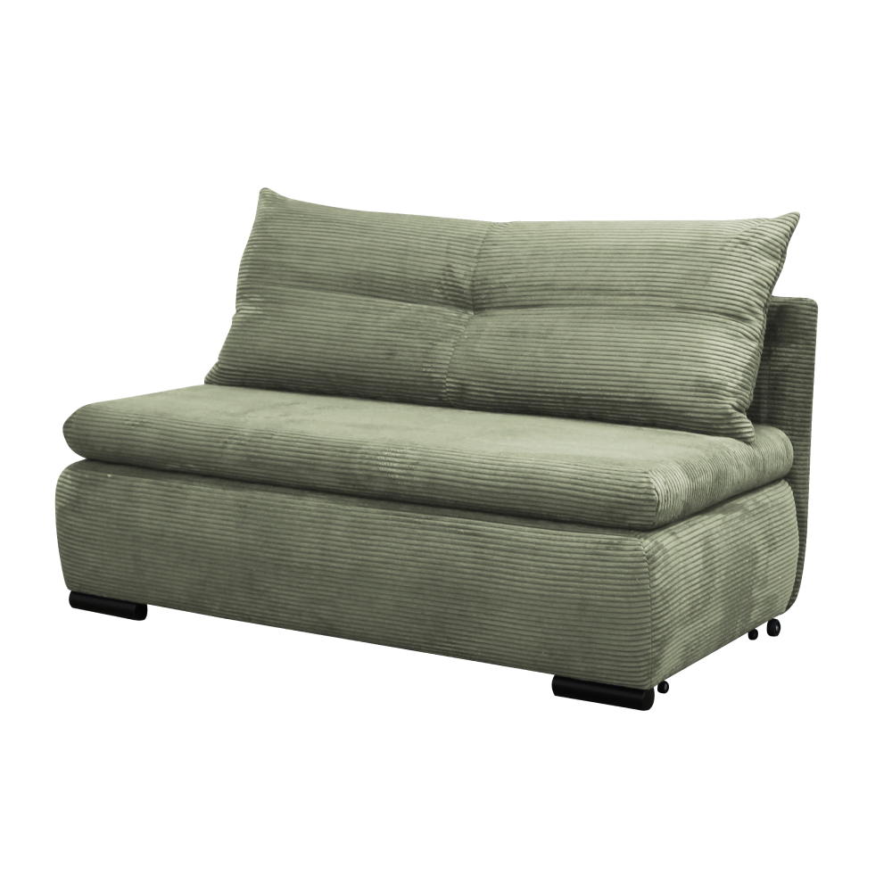 Széthúzható fotel, zöld, KENY 2R
