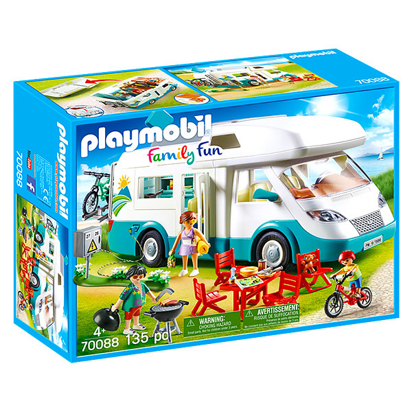 Playmobil: családi lakókocsis kempingezés - 70088