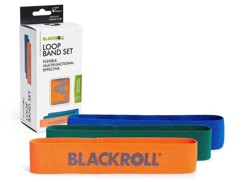 BlackRoll® Loop Band szett - textilbe szőtt fitness gumiszalag készlet