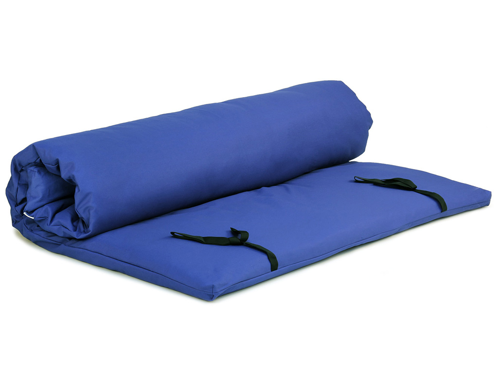 BODHI Shiatsu masszázsmatrac futon levehető huzattal (XL-XXL) Szín: sötétkék, Méretek: 200 x 200 cm