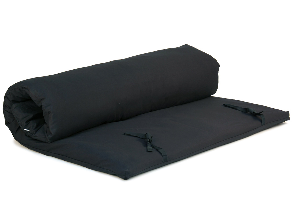 Bodhi Welltouch futon levehető huzattal - 4 rétegű Szín: fekete, Méretek: 200 x 200 cm