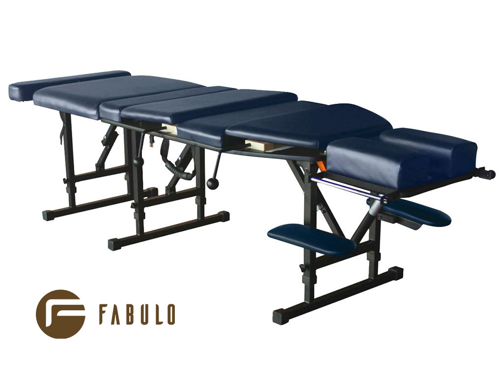 FABULO Chiro-180 hordozható manuálterápiás kezelőágy Szín: kék
