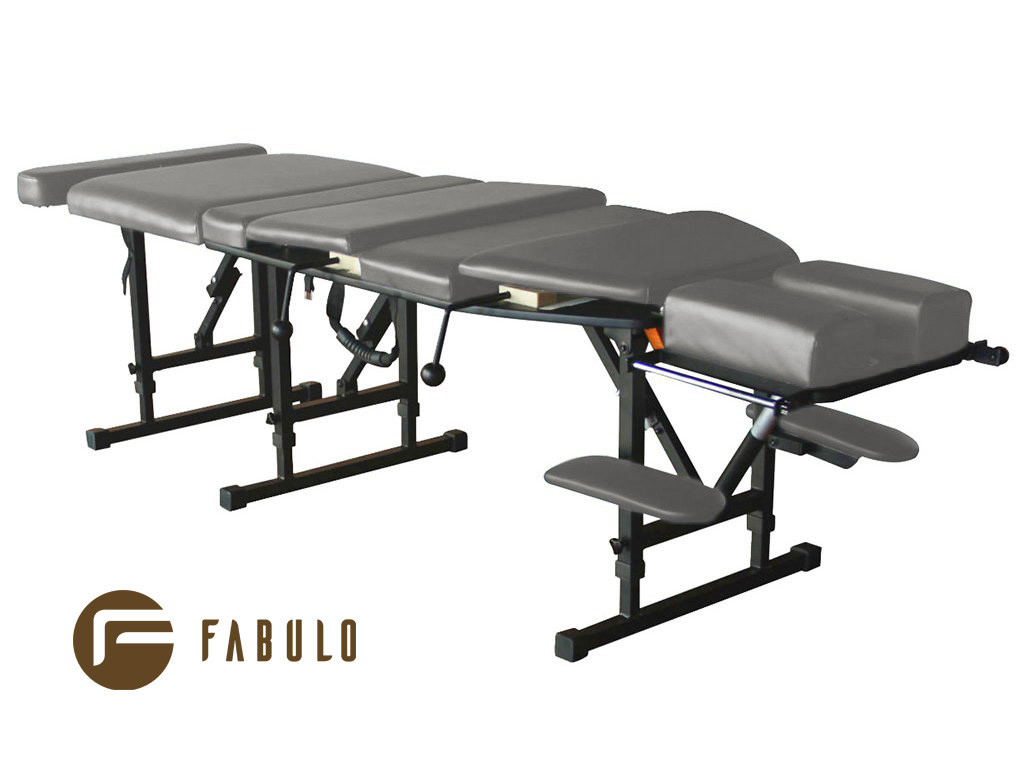 FABULO Chiro-180 hordozható manuálterápiás kezelőágy Szín: szürke