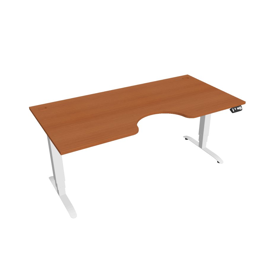Hobis Motion Ergo elektromosan állítható magasságú íróasztal - 3M szegmensű, memória vezérléssel Szélesség: 180 cm, Szerkezet színe: fehér RAL 9016, …