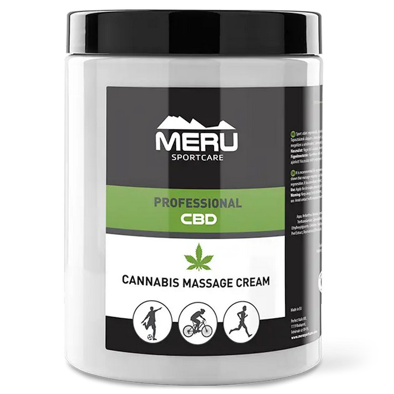 Meru CBD Cannabis Cream regeneráló masszázs krém Kiszerelés: 1000 ml