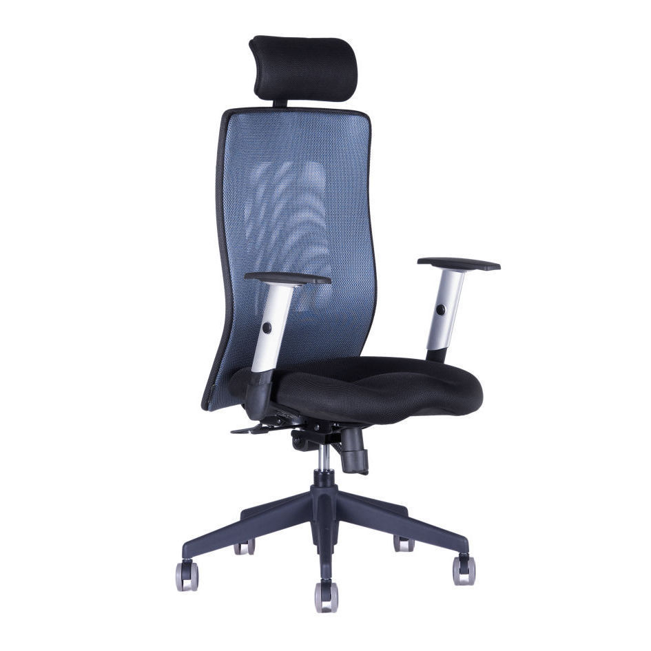 OfficePro Calypso Grand ergonomikus irodai szék Szín: antracit, Fejtámla: fejtámlával együtt