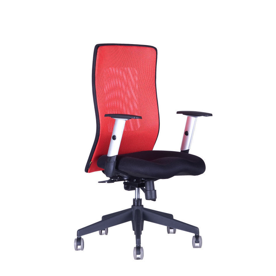 OfficePro Calypso Grand ergonomikus irodai szék Szín: piros, Fejtámla: fejtámla nélküli