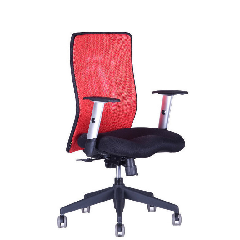OfficePro Calypso XL ergonomikus irodai szék Szín: piros, Fejtámla: fejtámla nélküli