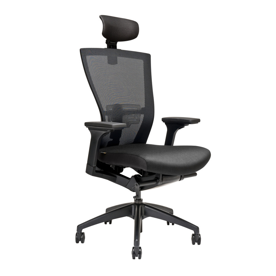 OfficePro Merens ergonomikus irodai szék Szín: fekete, Fejtámla: fejtámlával együtt