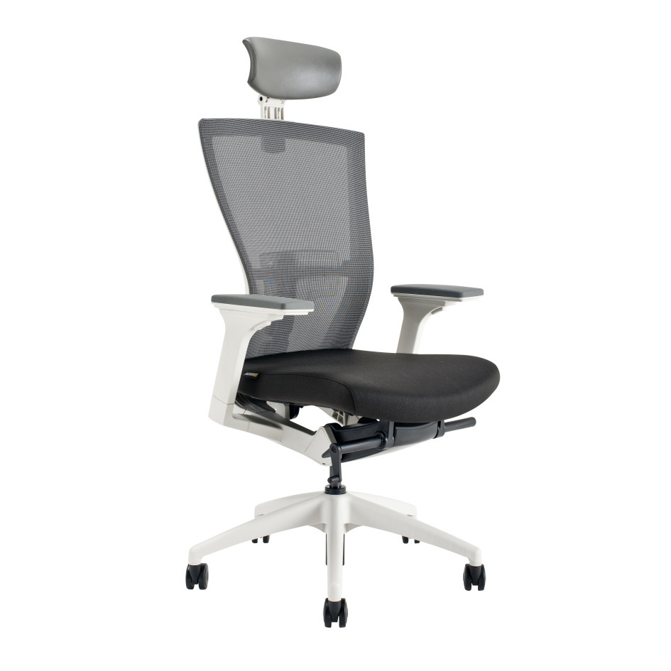 OfficePro Merens White ergonomikus irodai szék Szín: fekete, Fejtámla: fejtámlával együtt