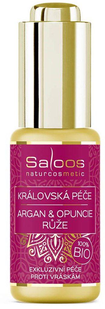 Saloos (Salus) Saloos Bőrfiatalító elixír 100% Bio argán & fügekaktusz olaj - Rózsa