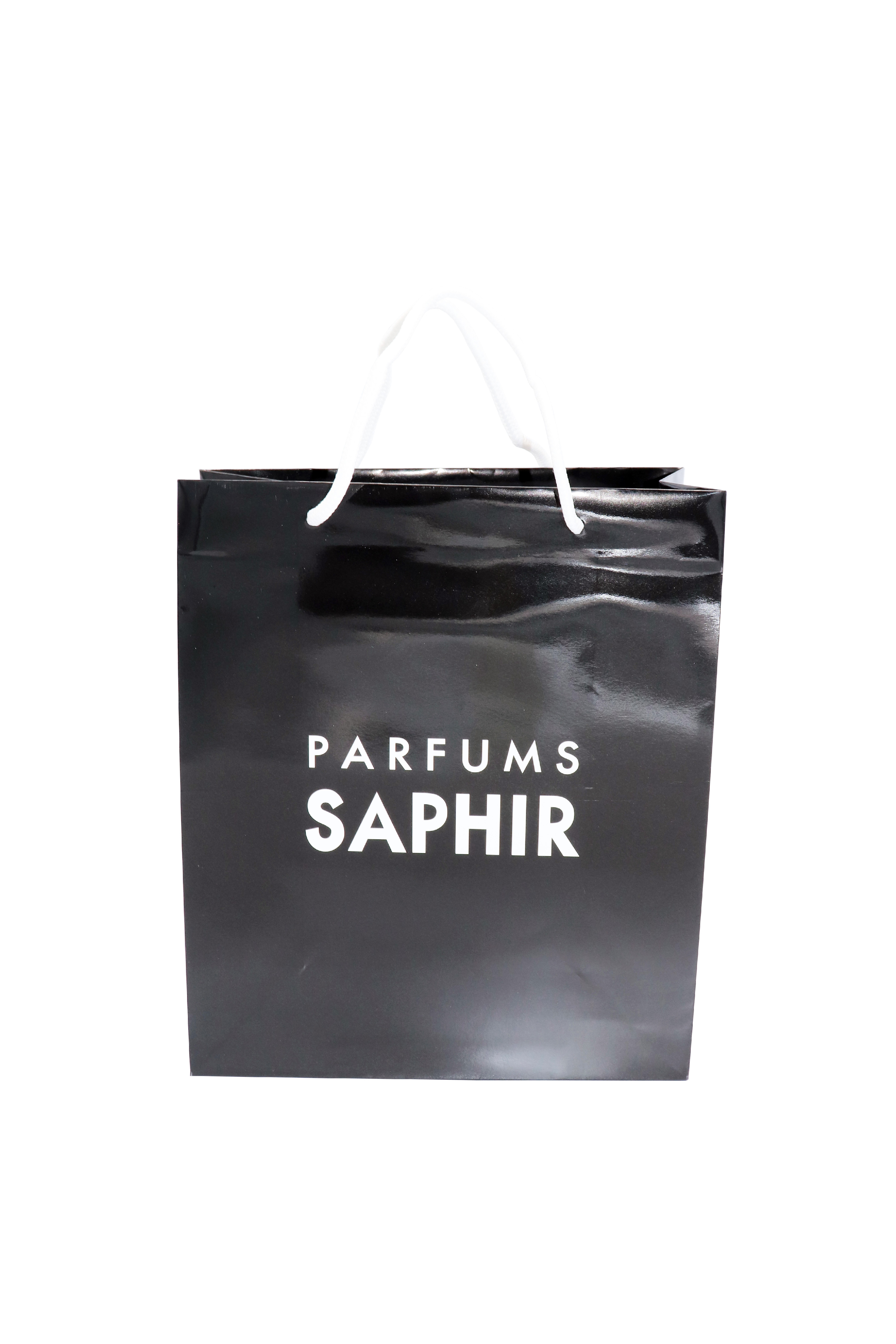 SAPHIR Fekete Ajándéktáska  Ajándék táska