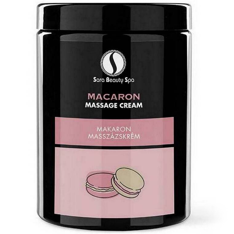 Sara Beauty Spa arc- és testmasszázs krém - Macaron