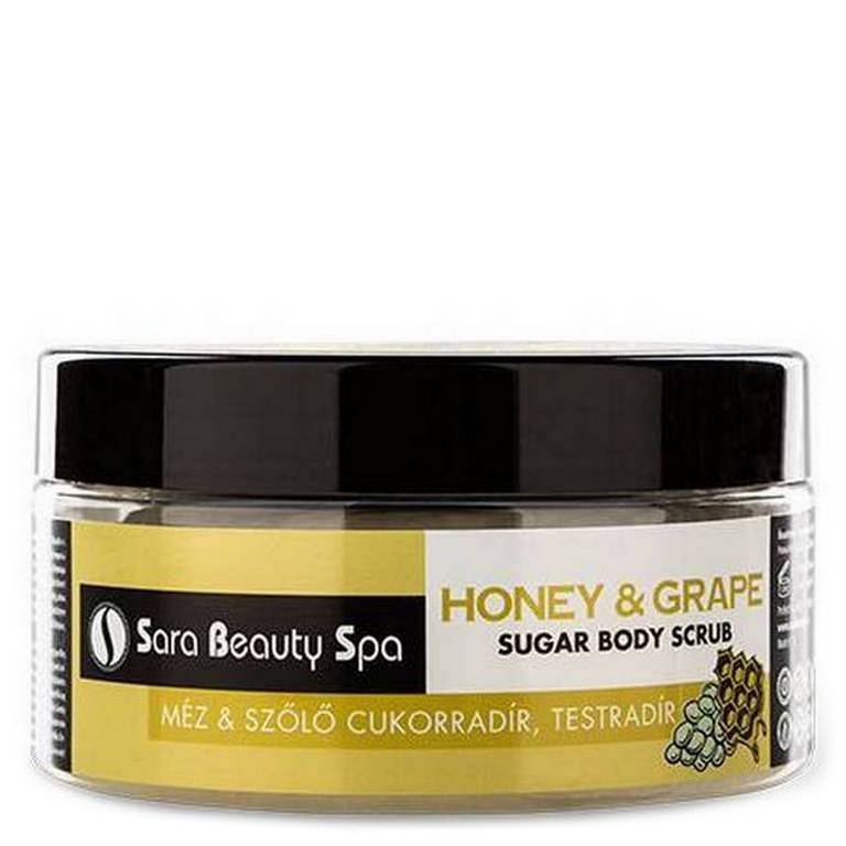 Sara Beauty Spa cukor bőrradír - Méz és szőlő