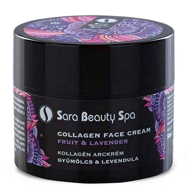 Sara Beauty Spa kollagén arckrém – Gyümölcs & Levendula