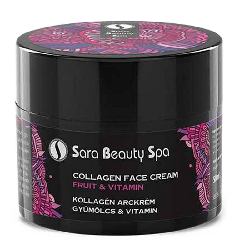 Sara Beauty Spa kollagénes arckrém - Gyümölcsök és vitaminok