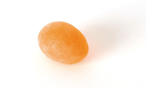 SISSEL® PRESS EGG rehabilitációs tojás a kéz és ujjak erősítésre Szín: narancs (extra ellenállás)