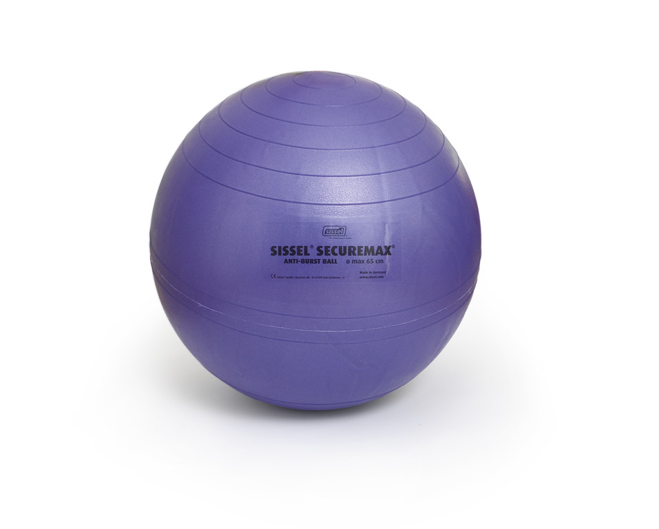 SISSEL® Securemax Ball durranásmentes gimnasztikai labda - Ø 65 cm Szín: lila